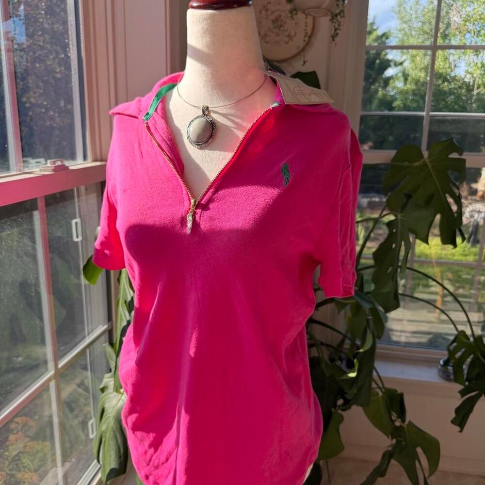 NWT Cappagallo Pink Women's Golf Polo Small